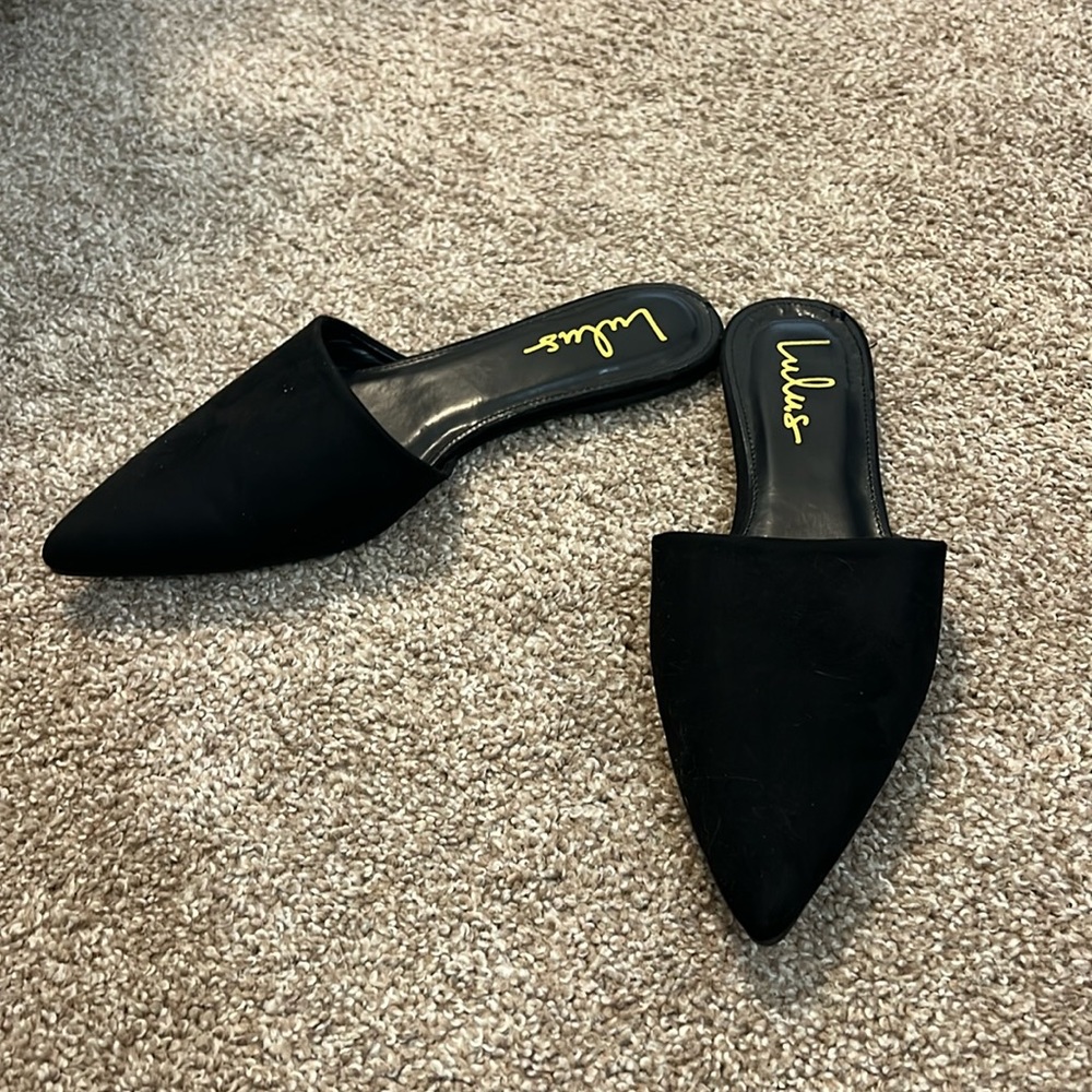 Lulus slide on shoes - size 10